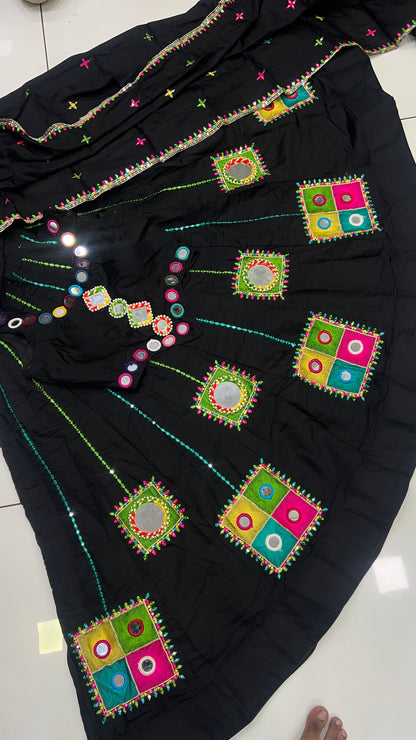 Heavy Orginal Mirror Thread work Lehnga set
