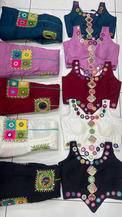 Heavy Orginal Mirror Thread work Lehnga set