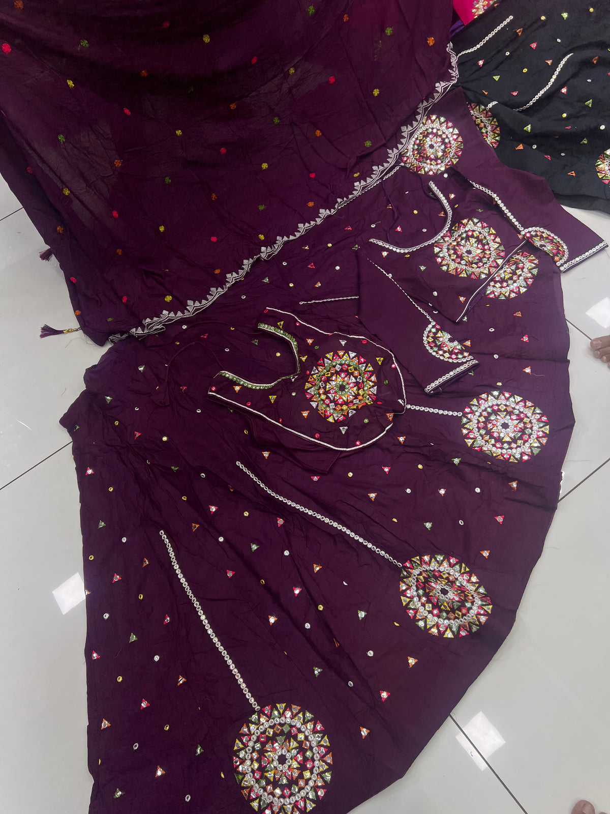 2 Blouse Concept Lehnga Blouse duppata set