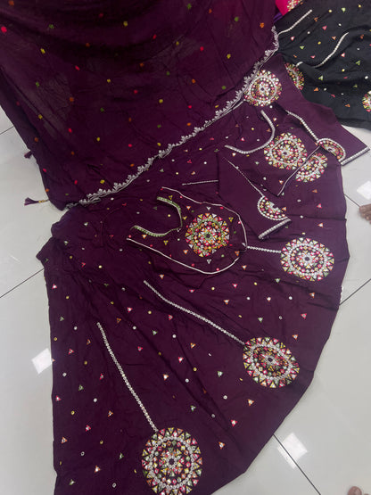 2 Blouse Concept Lehnga Blouse duppata set