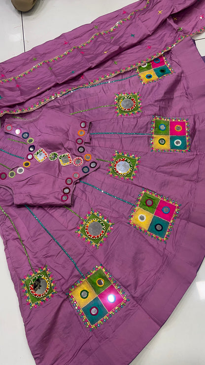 Heavy Orginal Mirror Thread work Lehnga set