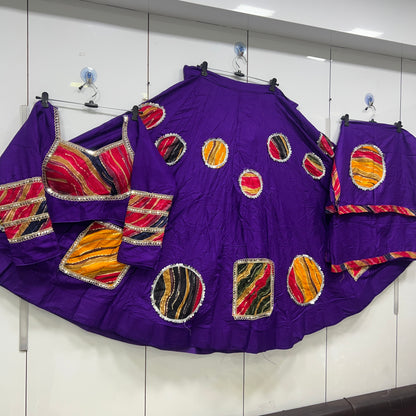 Heavy Patch work Lehnga blouse duppata set