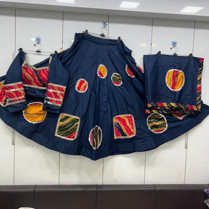 Heavy Patch work Lehnga blouse duppata set