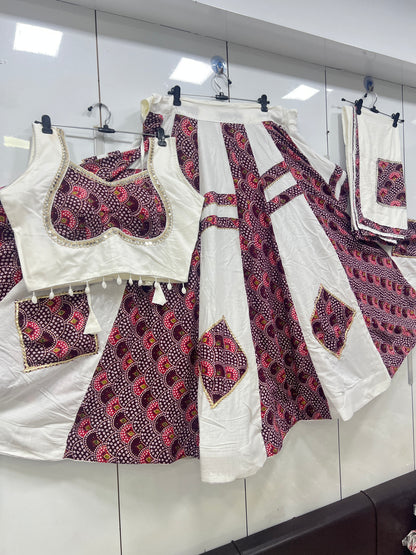 Heavy Patch Work Lehenga, Blouse and Dupatta Set