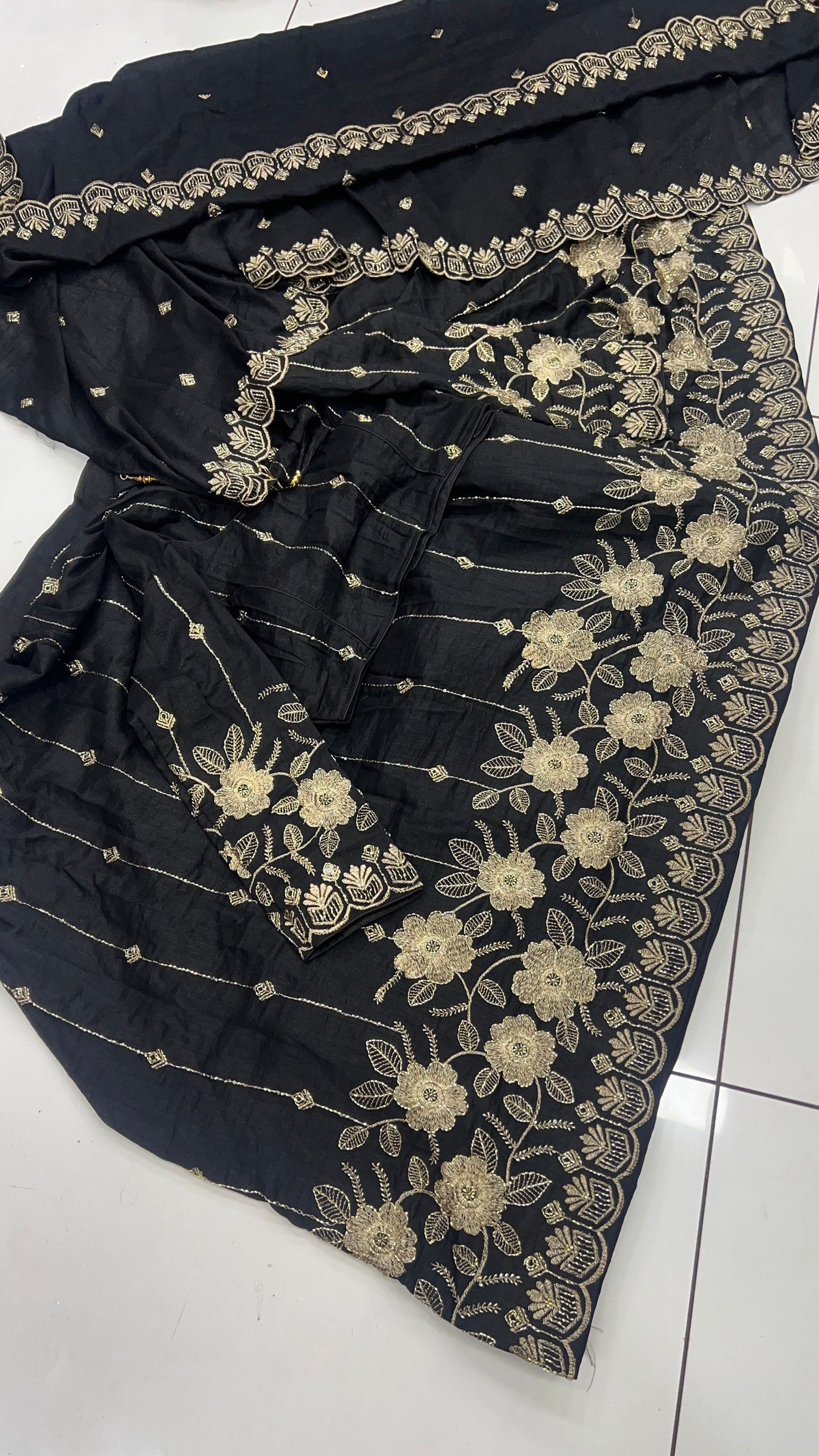 Sequence Beads Heavy Work Lehenga Blouse Dupatta Set