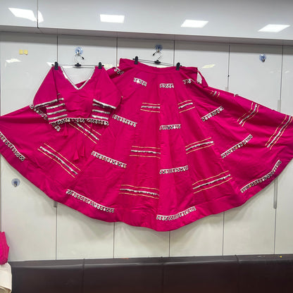 Dupatta Offer, Heavy Original Mirror Lehenga, Blouse and Dupatta  Set