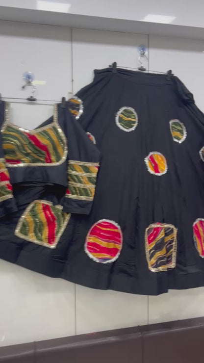 Heavy Patch work Lehnga blouse duppata set