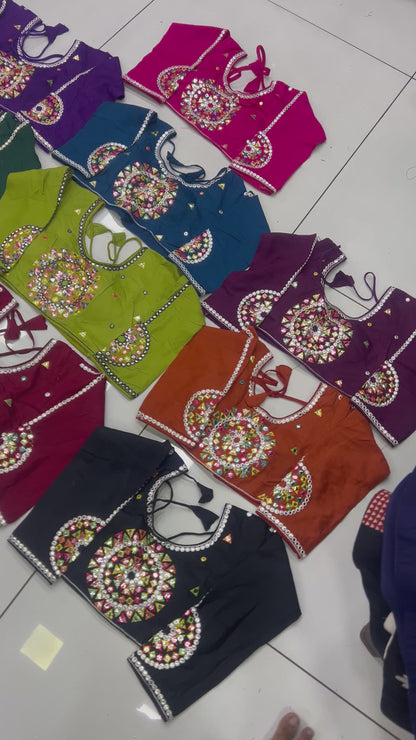 2 Blouse Concept Lehnga Blouse duppata set
