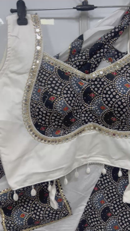 Heavy Patch Work Lehenga, Blouse and Dupatta Set